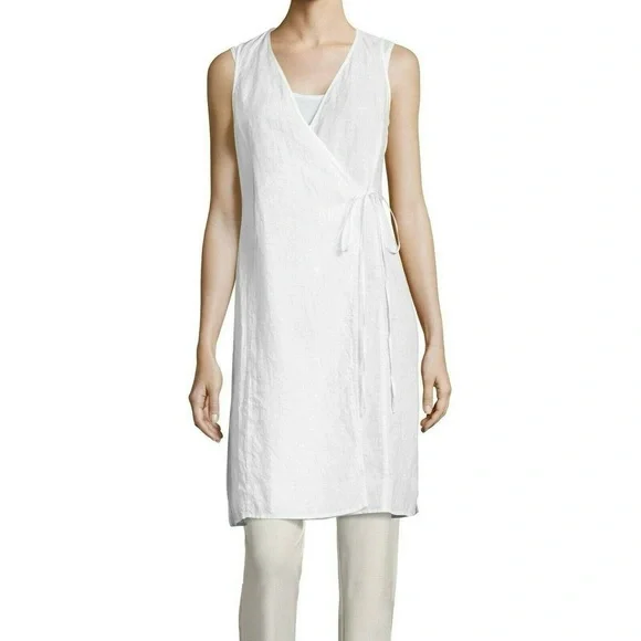 eileen fisher organic handkerchief linen dress EILEEN FISHER